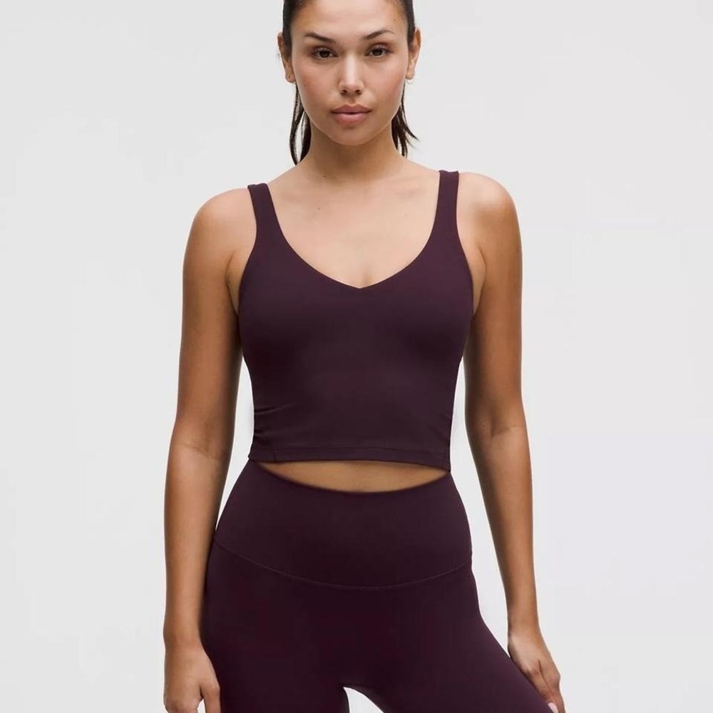 Lululemon align tank top in plum purple, Size 4 New without tags